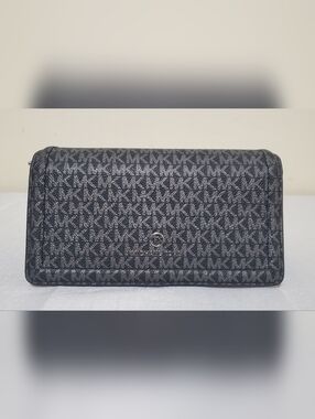 Michael Kors Jet Set Black Phone Crossbody Bag